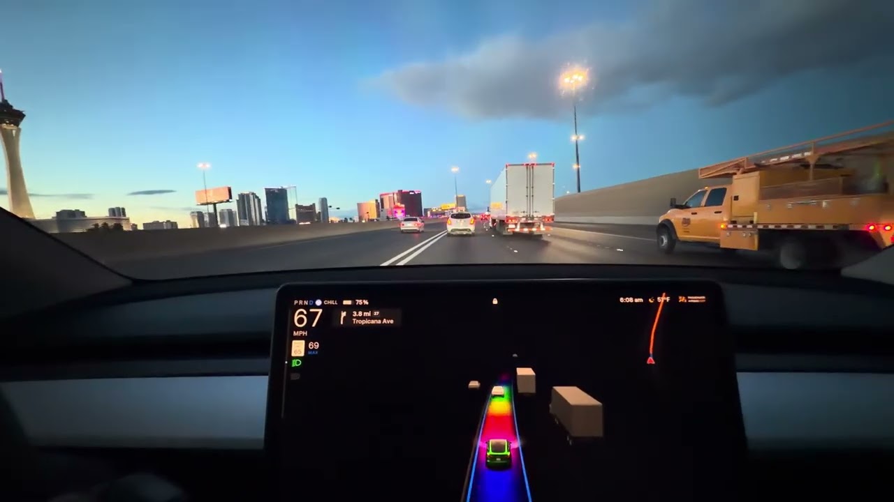 2023 Tesla Model Y - Las Vegas Morning Drive - February 17, 2026