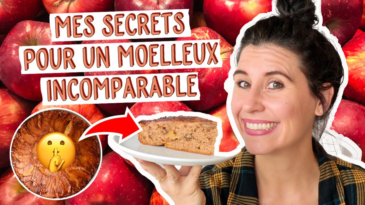 GÂTEAU FACILE AUX POMMES HYPER MOELLEUX 🍎🍁 (sans oeufs, sans lait, sans beurre) 