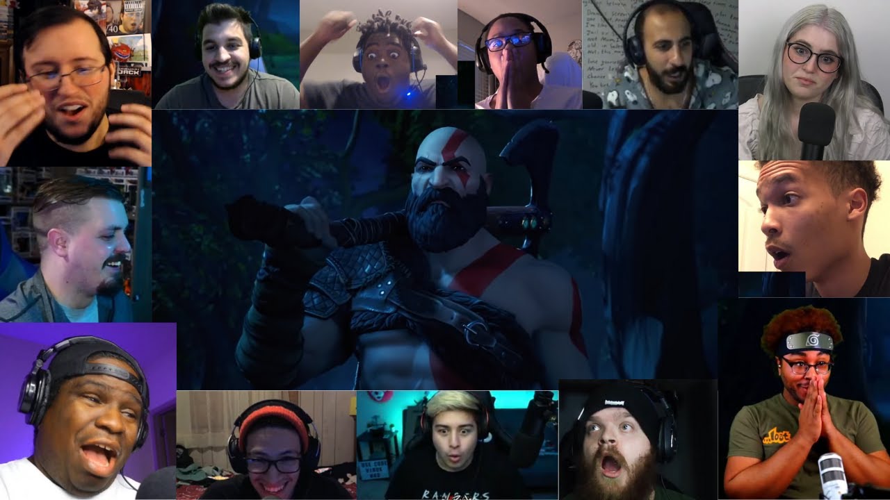 Everybody React to Fortnite Season 5 - Official Kratos Trailer