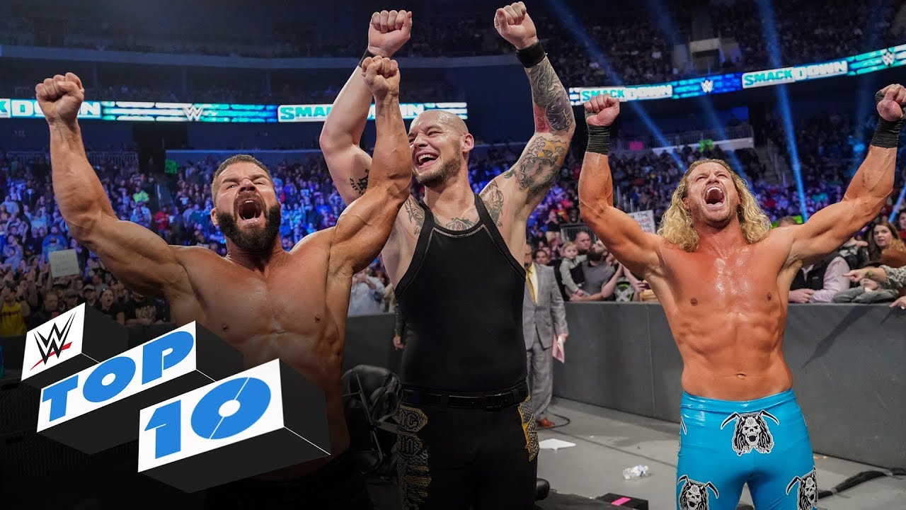 10 лучших моментов пятничного SmackDown: WWE Top 10, 10 января 2020 г.