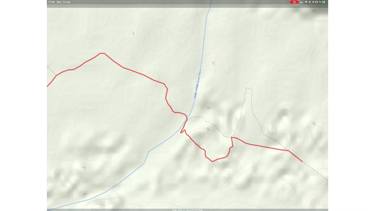 Tracé route sur MapOut