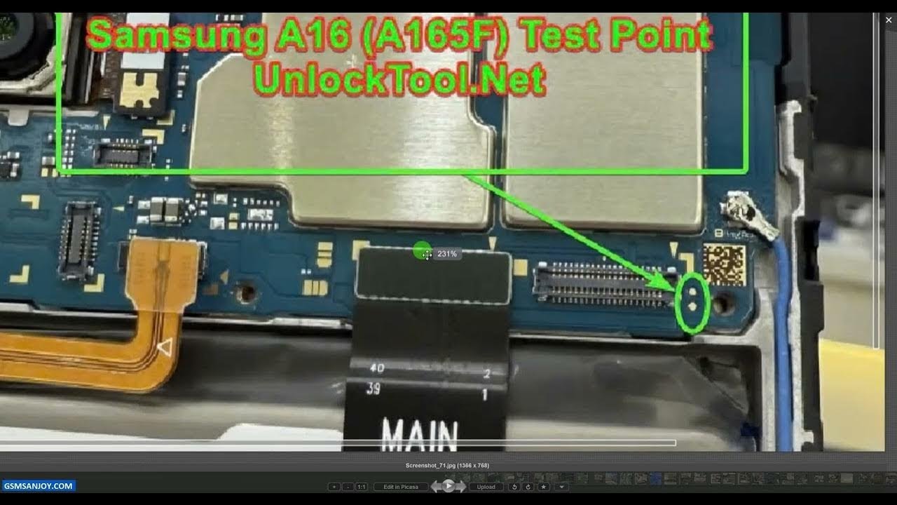 Samsung A16 SM A165F Erase FRP Success by UnlockTool 2025