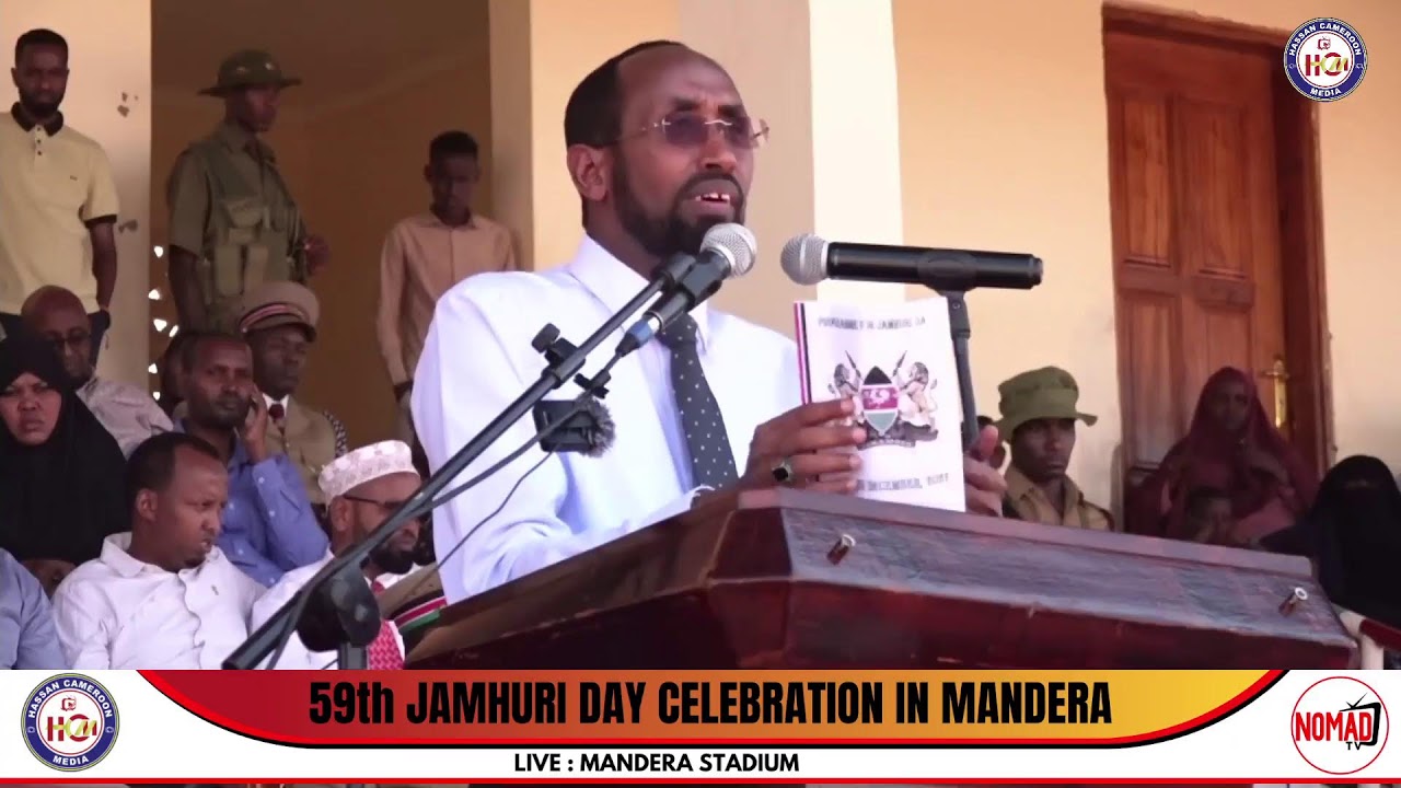 LIVE : JAMHURI DAY CELEBRATION IN MANDERA STADIUM.