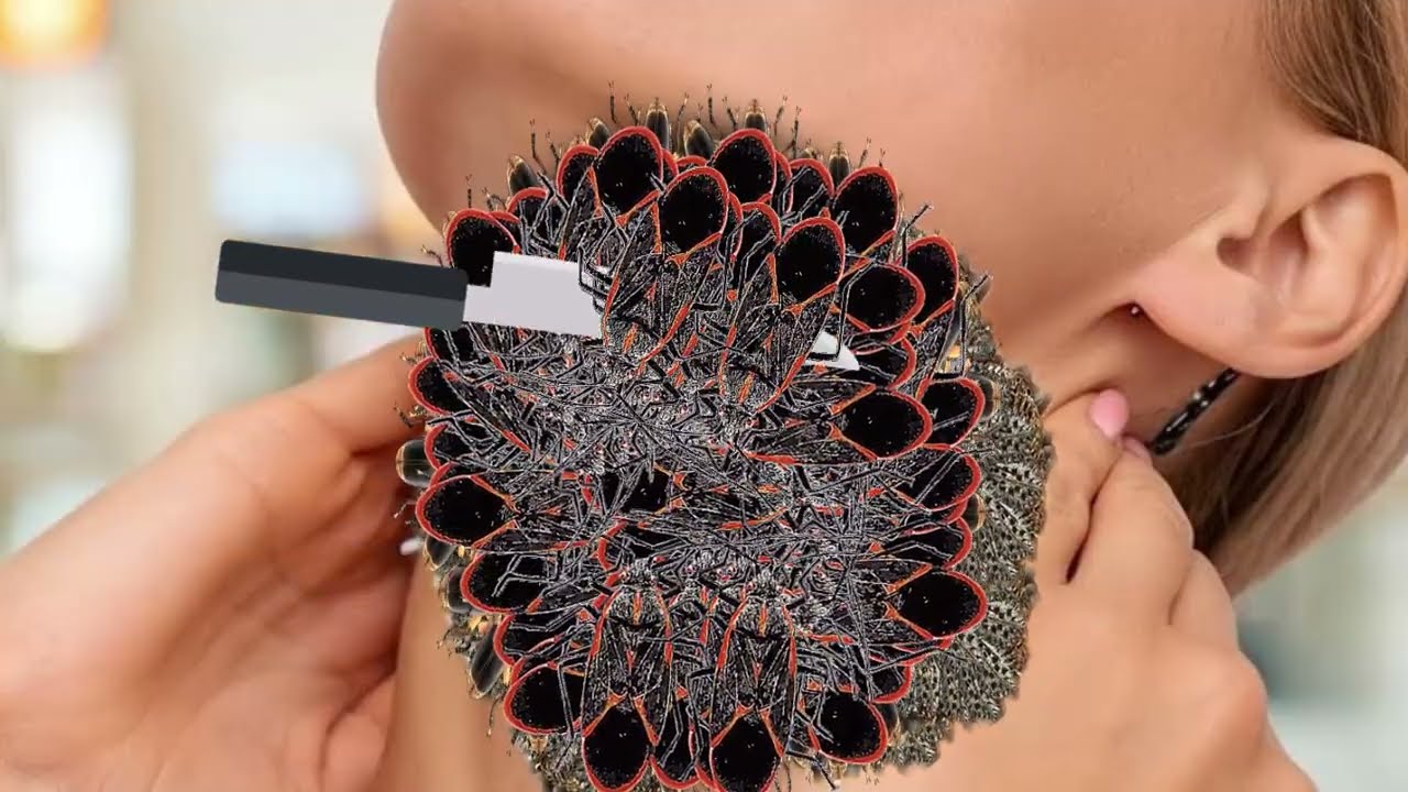 Relaxing ASMR Treatment Collection | ASMR Ultimate Neck Wash | ASMR 2d  animation