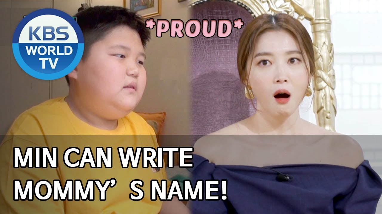 Min can write Mommy’s name! [Stars' Top Recipe at Fun-Staurant/ENG/2020.05.12]