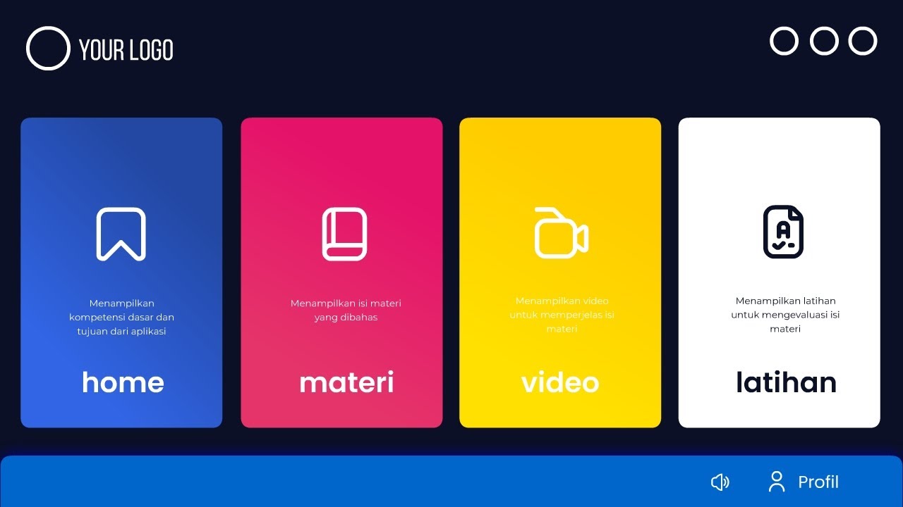 Tutorial Membuat Animasi Menu Utama Desain Multimedia Interaktif pada Adobe Animate