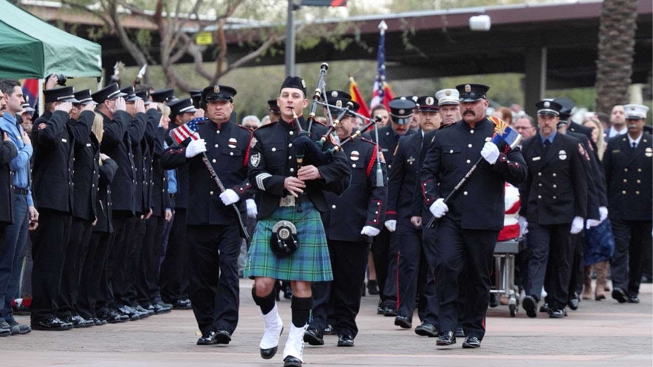 Phoenix Fire Captain Anthony Mock Memorial Service