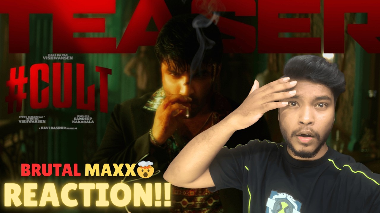 CULT Teaser REACTION! 😈 | This Is Vishwak Sen’s CRAZIEST Role Ever? 🔥