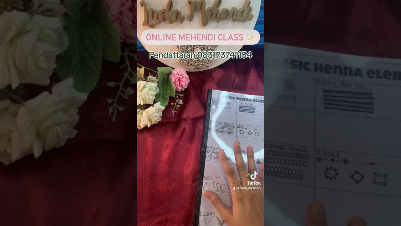 OPEN ONLINE MEHENDI CLASS | DAFTAR 083173741154 