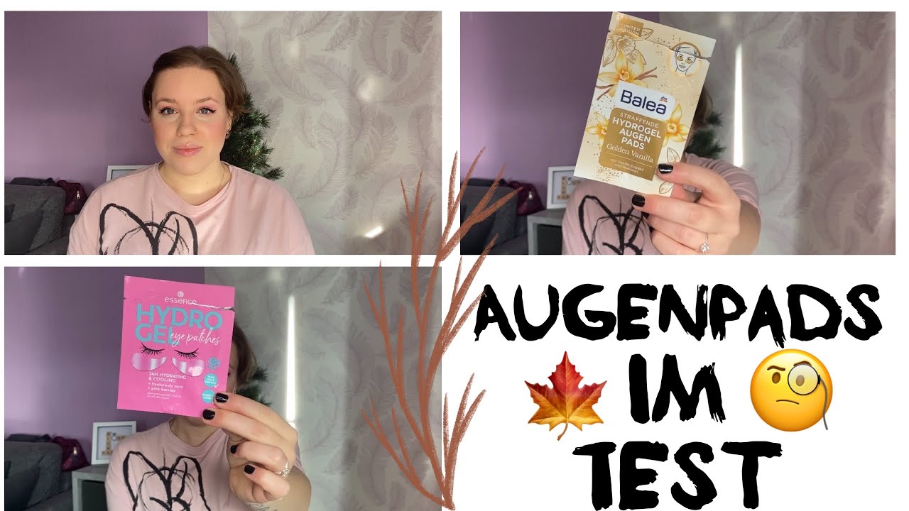 Ich TESTE AUGENPADS für euch 🍁🤯 // Balea, ISANA....// alinaBerry
