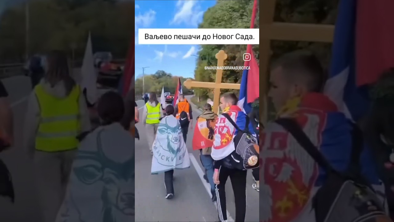 Ваљево кренуло, да се најежи човек 🔥 #srbija #србија #studenti #студенти