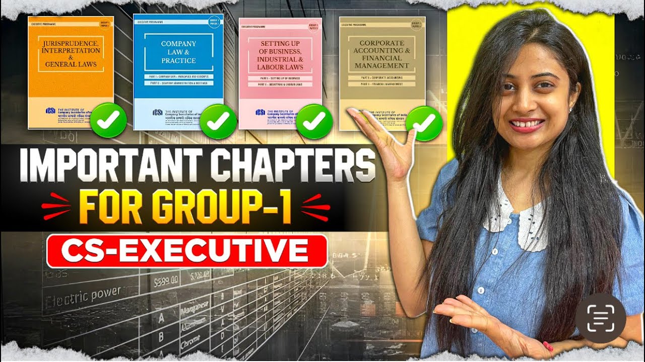 Important Chapters for June 2025 CS Exams - Group 1