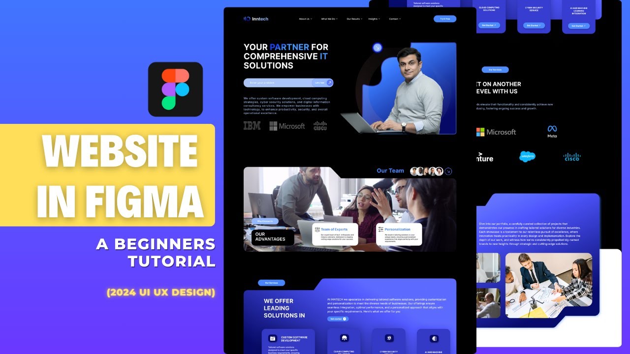 Website Design in Figma I Figma Tutorials for Beginners I UI/UX Design in Figma I
