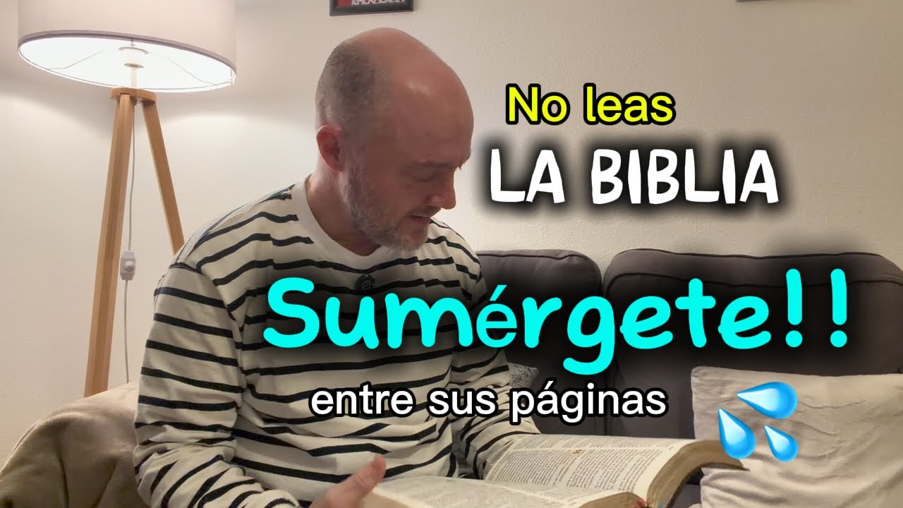 No leas la Biblia, ¡SUMÉRGETE! 🌊 | Cómo encontrar TESOROS en el Evangelio de Juan.