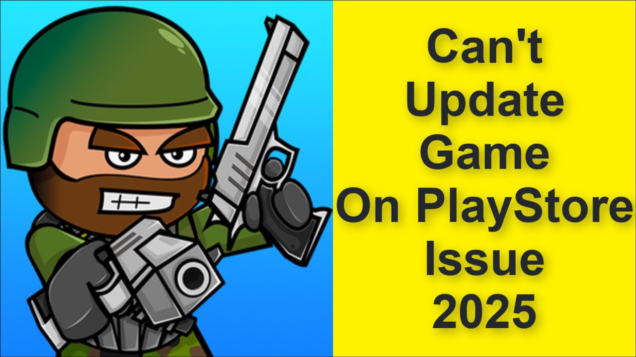 How to Fix Can't Update Mini Militia Game On PlayStore Issue 2025
