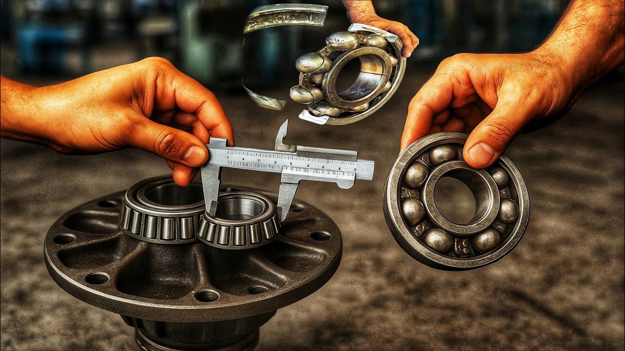Genius Restoration: Repairing Broken Truck Differential Gear Housing & Ball Bearings Rings