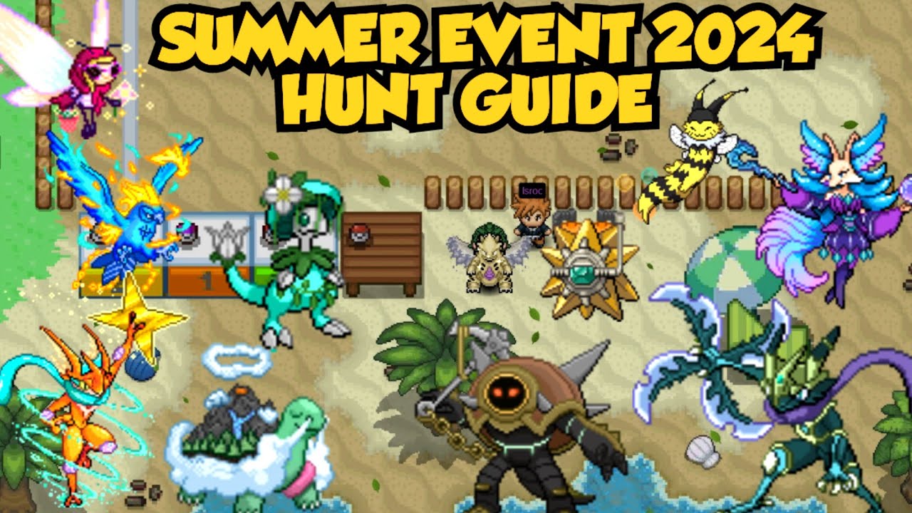 SUMMER EVENT HUNT GUIDE IS HERE | SUMMER EVENT 2024 | POKEMON REVOLUTION ONLINE