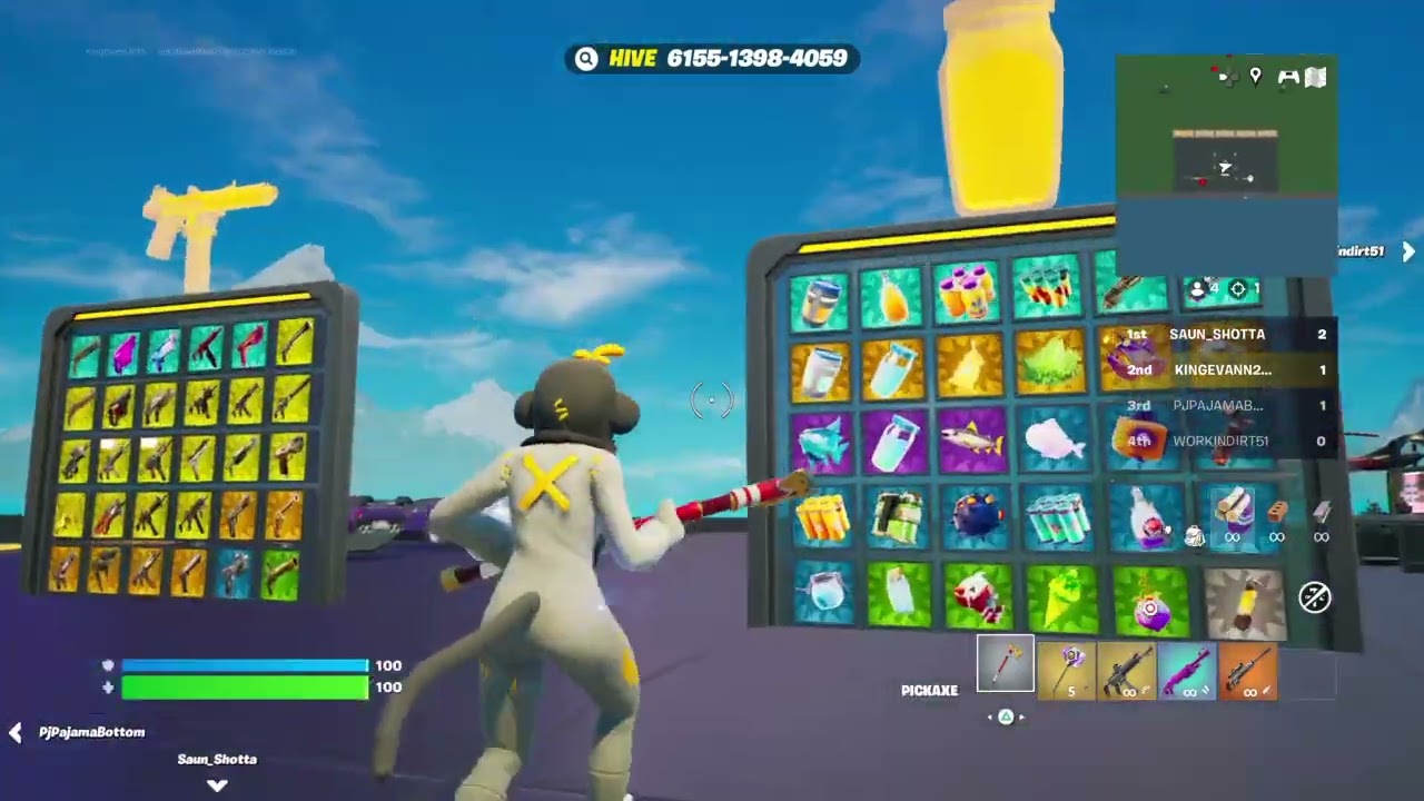 I play fortnite with some of my friends