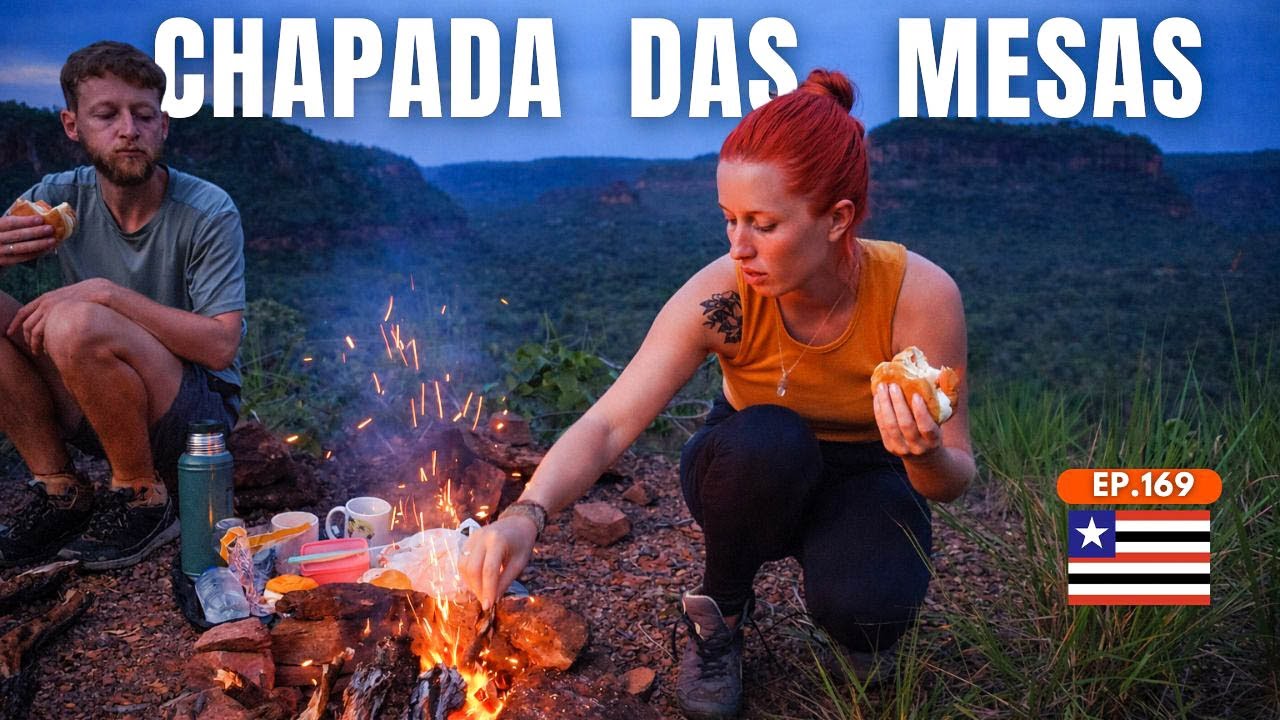 #Ep 169 | ACAMPAMENTO SELVAGEM NA CHAPADA DAS MESAS