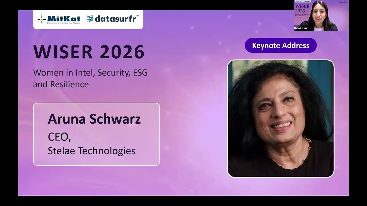 MitKat’s Women in Intel, Security, ESG and Resilience (WISER 2026)