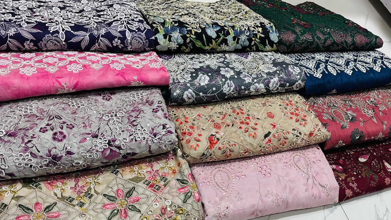 Bin Saeed Chikankari lawn 2026 || Bin Saeed Embroidered || Bin Saeed lawn