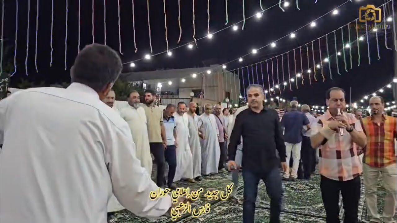 احمد القسيم وشاعر المجوز خالد الزعبي مهرجان الـ شباط حوران قرفا 