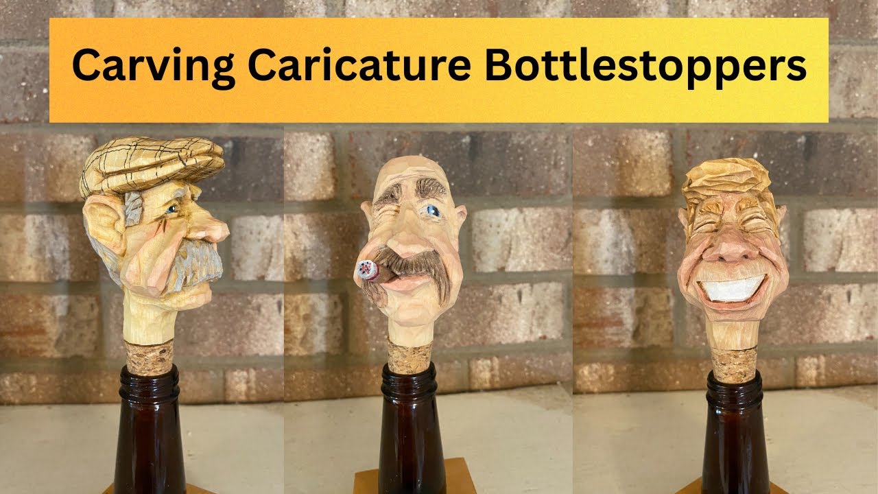 This Demonstration Will Drastically Advance Your Caricature Carving Skills