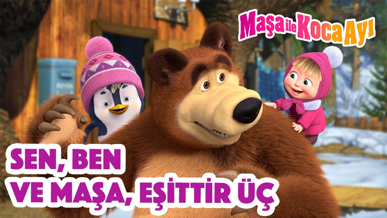 Maşa İle Koca Ayı - ✌️ Sen, Ben ve Maşa, Eşittir üç 👌😀 Masha and the Bear Turkey