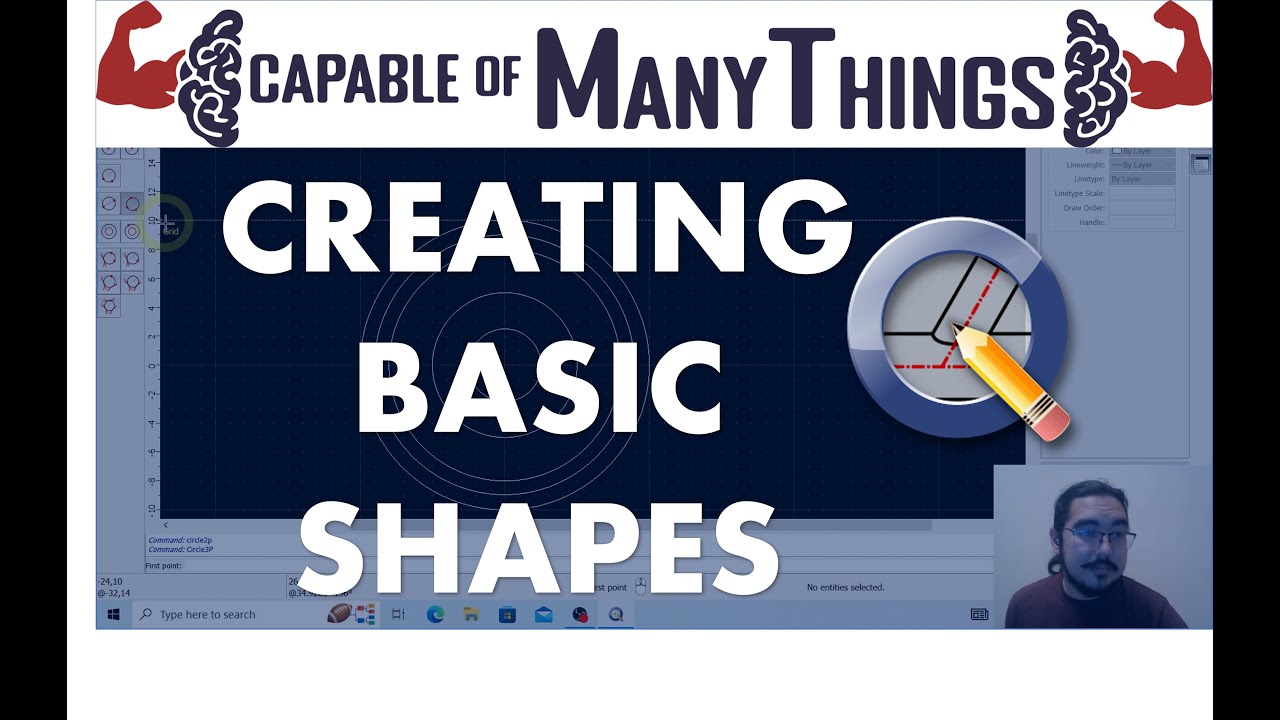 How To Create Basic Shapes in QCAD