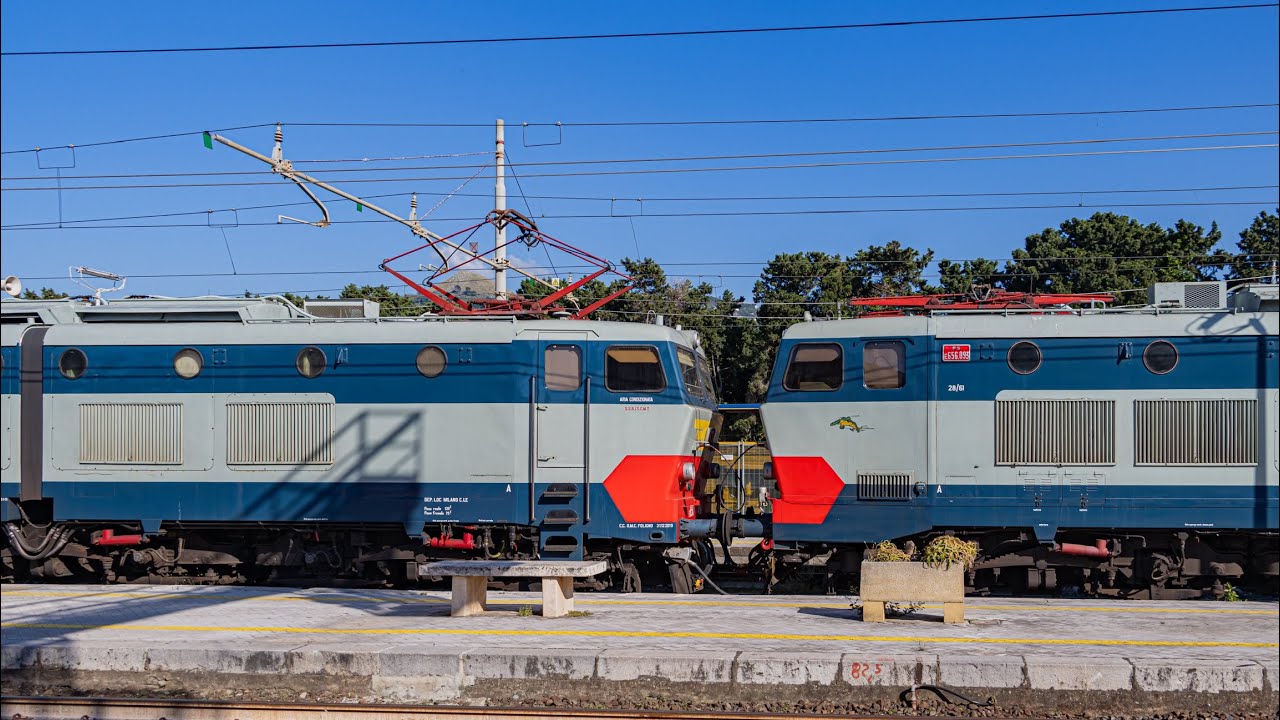 DOLCE VITA con E656 e Treno Merci con Tramogge in SICILIA