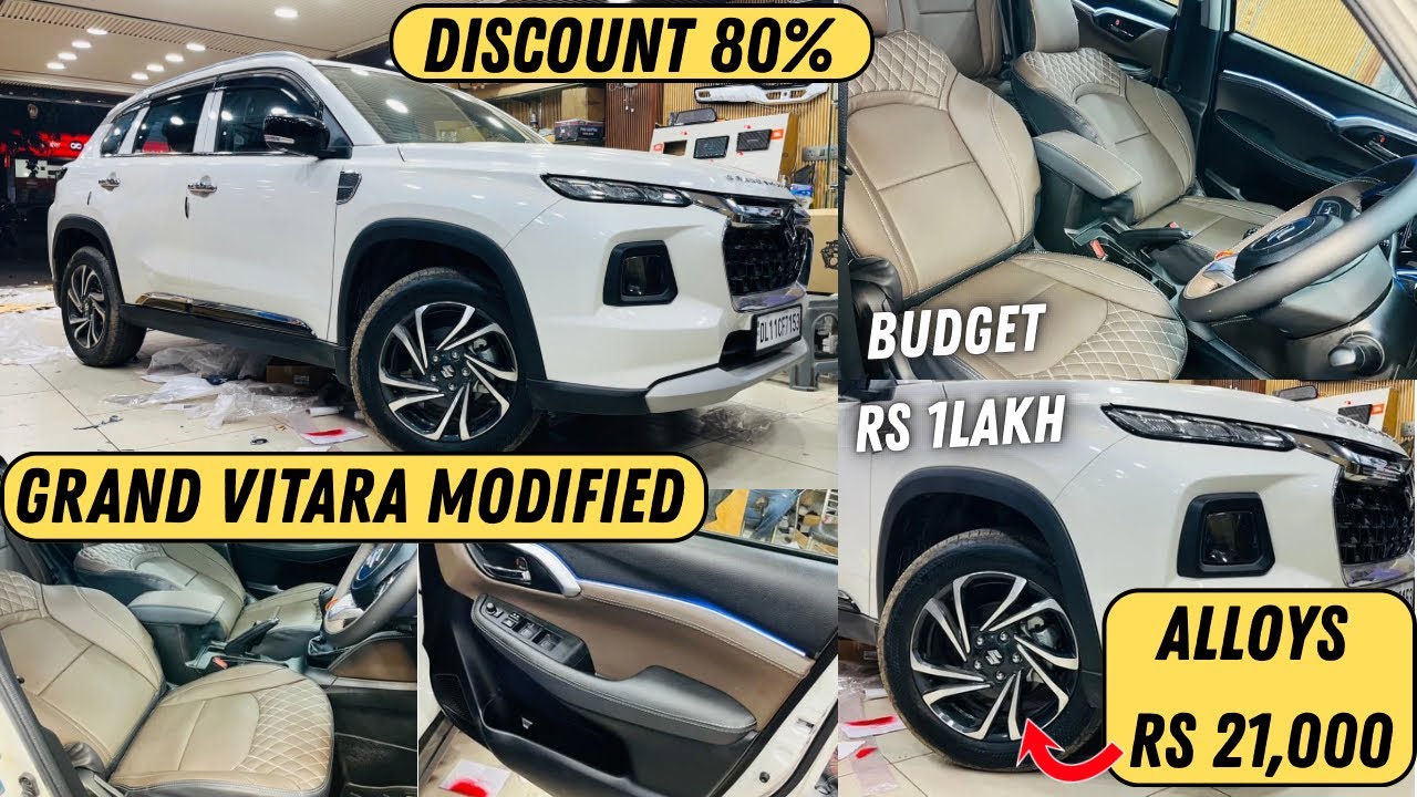 Grand Vitara 2025 Sigma Genuine Accessories With Price | Grand Vitara Sigma To Alpha Modified