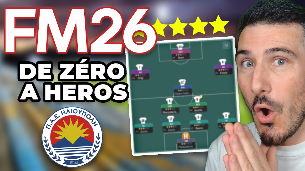 ON DÉCOUVRE UNE TACTIQUE EN PLEIN MATCH | Épisode 20 – Zéro à Héros (Football Manager 26)