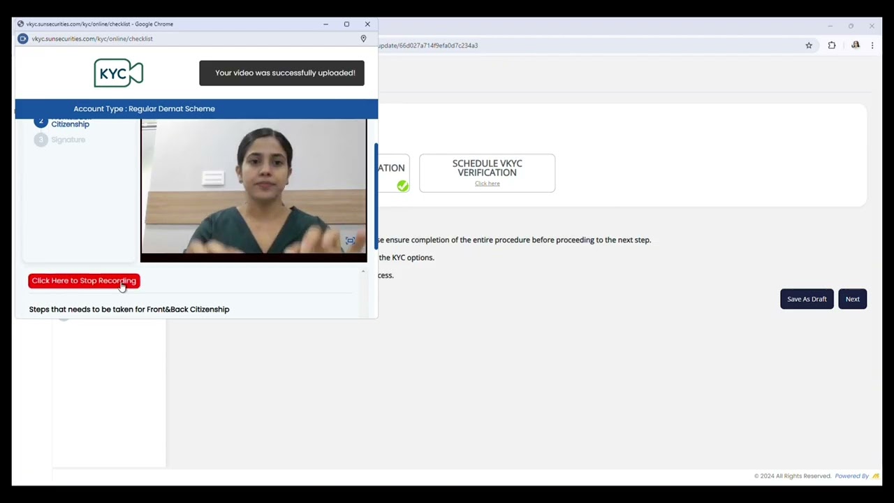 Self kyc verification to open online Demat/TMS account
