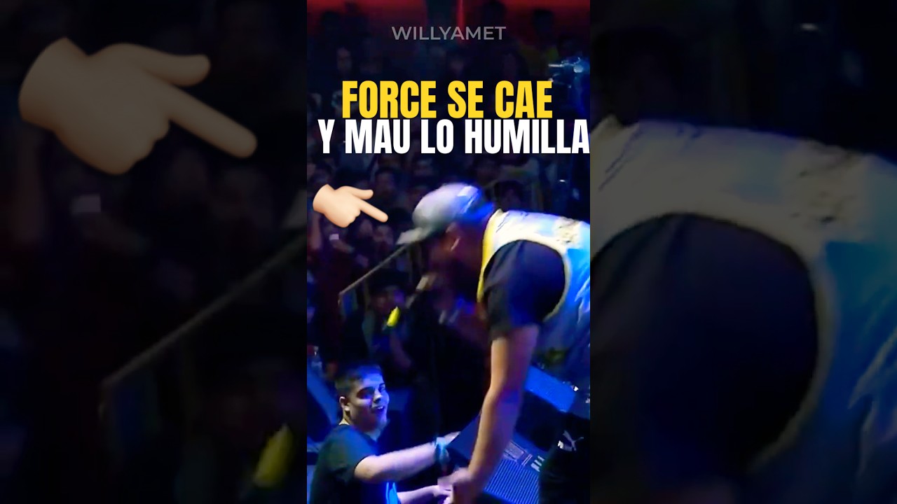 Force Se Cay&oacute; Del Escenario Y Aczino Lo Humill&oacute; 💀 #fmsinternacional #redbullbatalla #mejoresrimas