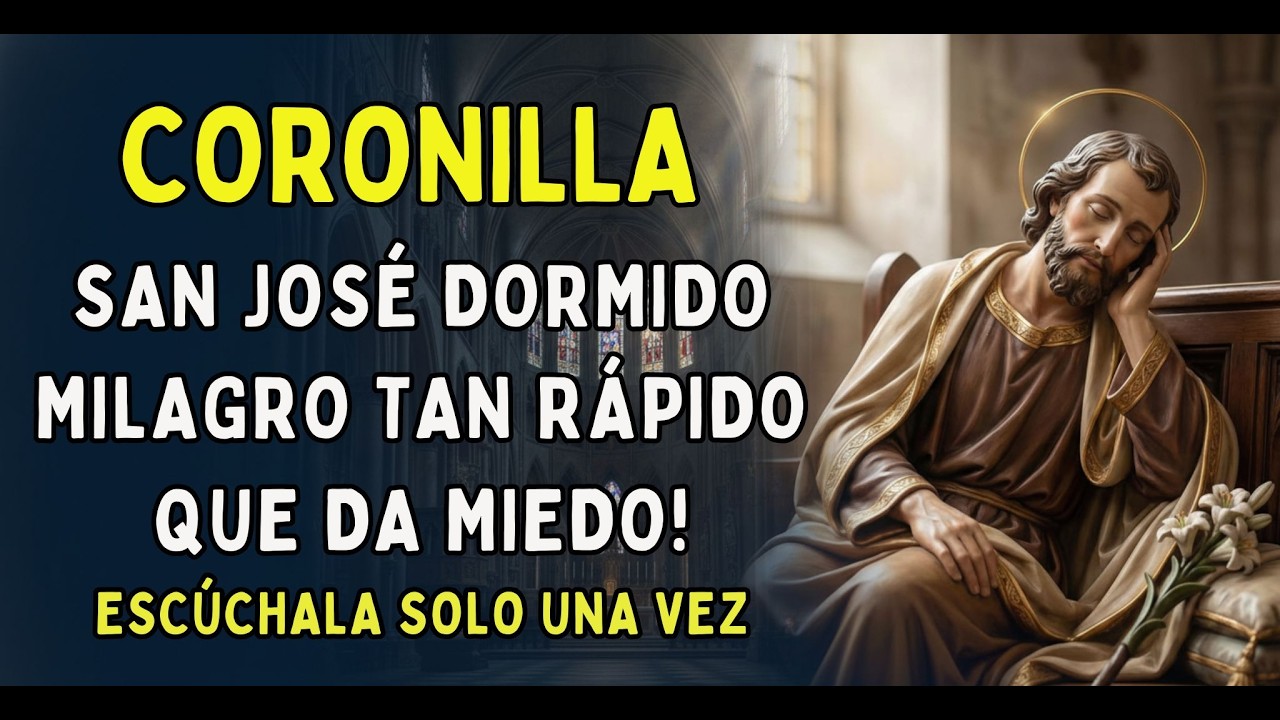 ¡MILAGRO URGENTE! Entrega tu Causa Imposible a SAN JOSÉ DORMIDO HOY (Resuelve mientras Duermes)