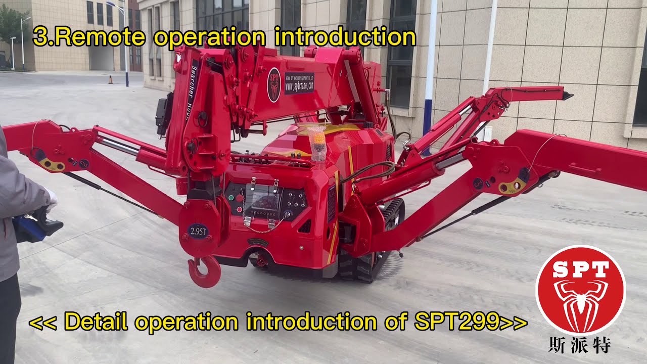 Part 2- Operation Guidance to SPT299 Spider Crane
