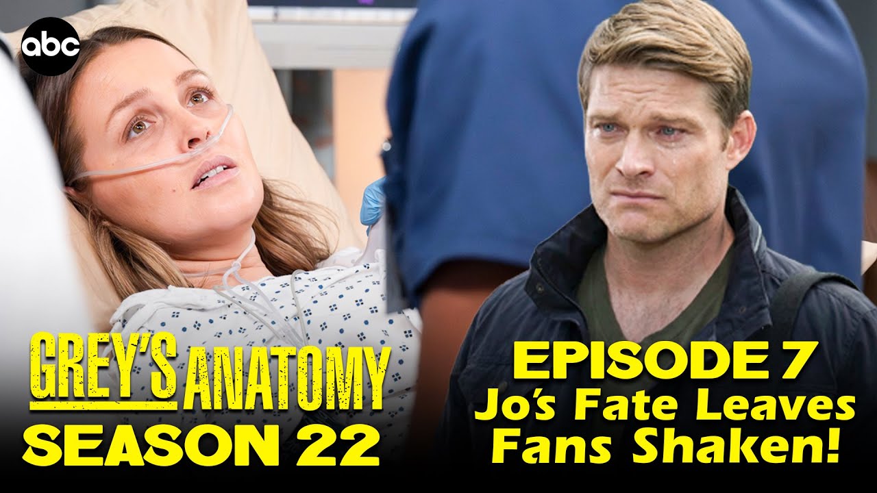 Grey’s Anatomy Season 22 Episode 7 Jo’s Fate Leaves Fans Shaken! ABC | || Animenga