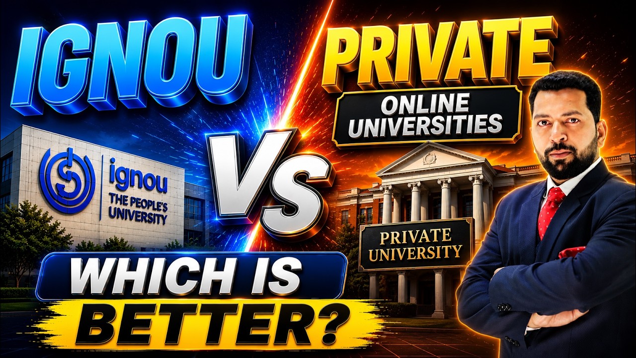 IGNOU vs Private Online Universities | Online degree 2026? | Ignou Admission 2026 | Ignou vs private