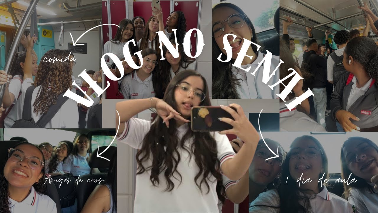 1º DIA NO SENAI (VLOG!!!) 