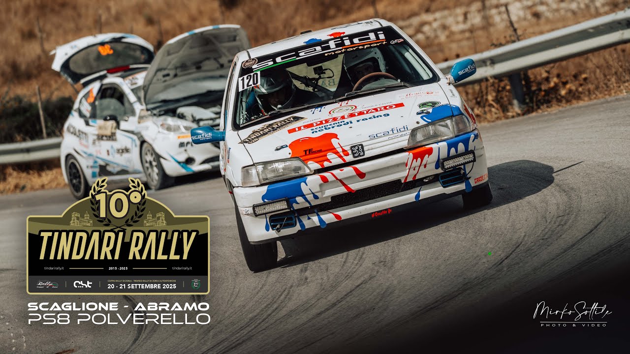 TINDARI RALLY 2025 // SCAGLIONE - ABRAMO // ON BOARD PS8 POLVERELLO