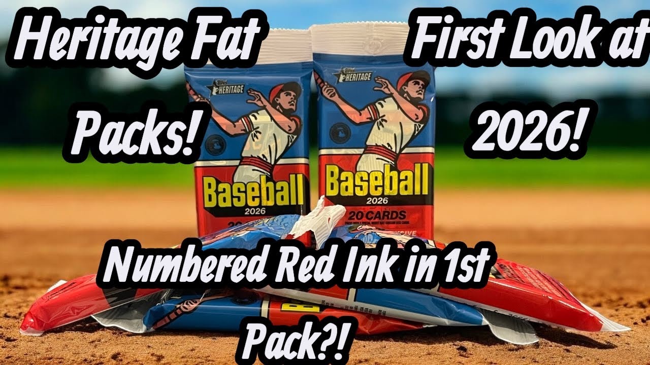 2026 Heritage Fat Packs First Look!  Do I  See A Numbered Red Ink Auto?!