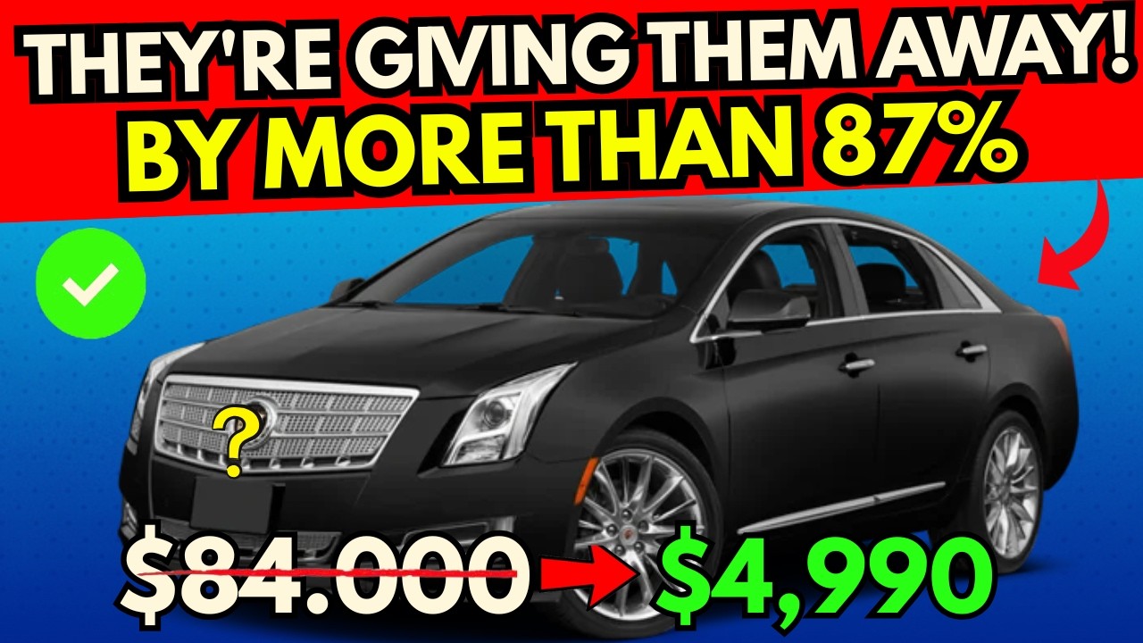 4 Luxury Sedans That CRASHED 70% in Value — Buy These NOW