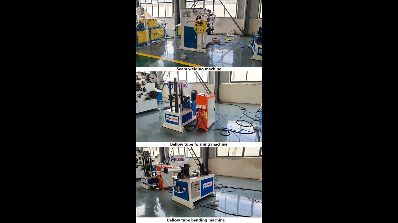 BLKMA® Bellow Tube Machine / Seam welding machine/Bellow tube former/Bellow tube bending machine