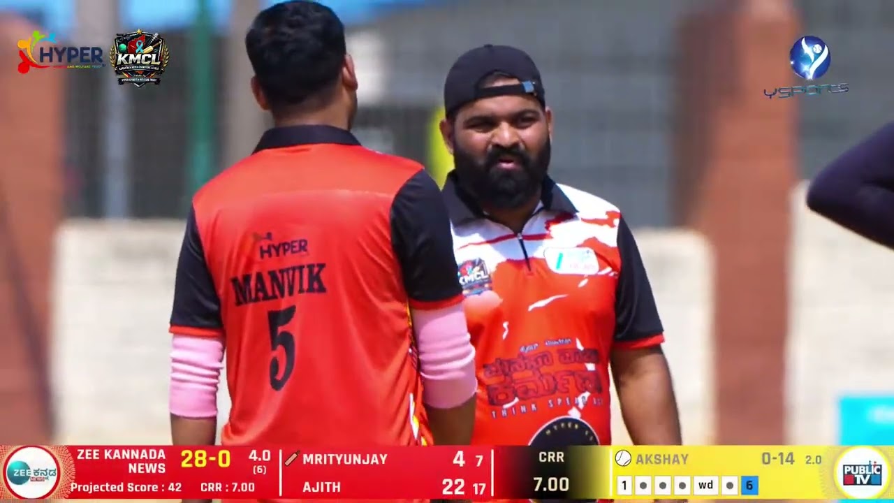 ZEE KANNADA NEWS V/S PUBLIC TV || KMCL - 2026 || YSPORTS LIVE ||