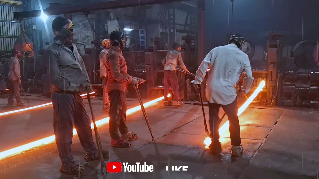 #hot #rolling mill work on #hardwork  but bahut Denjar #work on Time  #subscribe