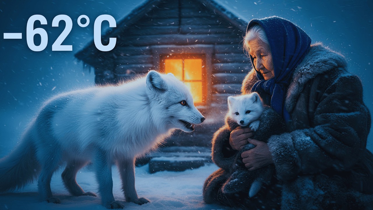 🦊Deadly 72 Hours at −62°C Yakutia — Grandma Saved Frozen Fox Cub... Then this happened