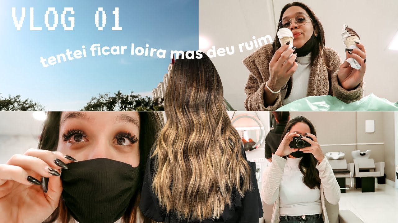 tentei ficar loira e deu tudo errado, finalmente fiz os cílios, receita carbonara 🍝