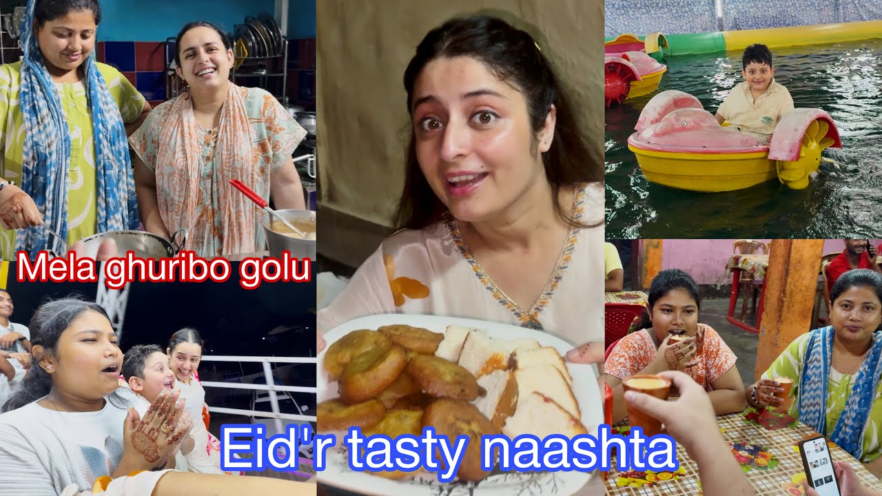 Mela ghuribo golu 🎡 || Eid&rsquo;r tasty tasty naashta 😍 || Moiaruamar_tales ||
