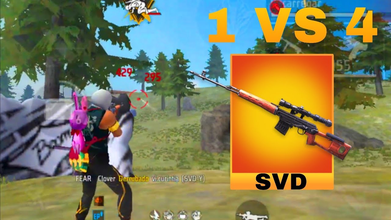 A SVD-Y FEZ UM ESTRAGO NESSA PARTIDA 😎!! - Free Fire Mobile
