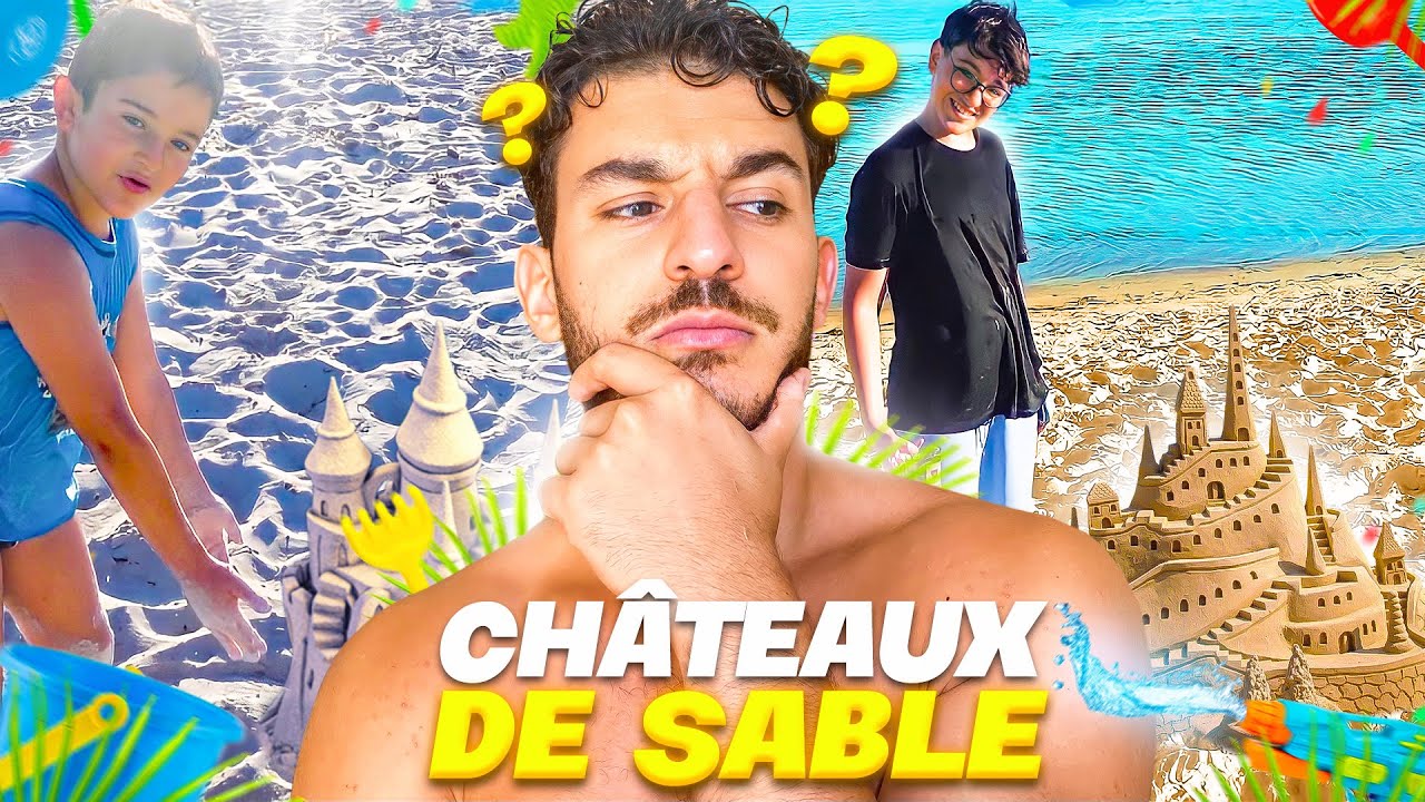 LEQUEL DE MES PETITS FRÈRES FERA LE MEILLEUR CHÂTEAU DE SABLE ?! [Entre frère Tunisie Ep 5]